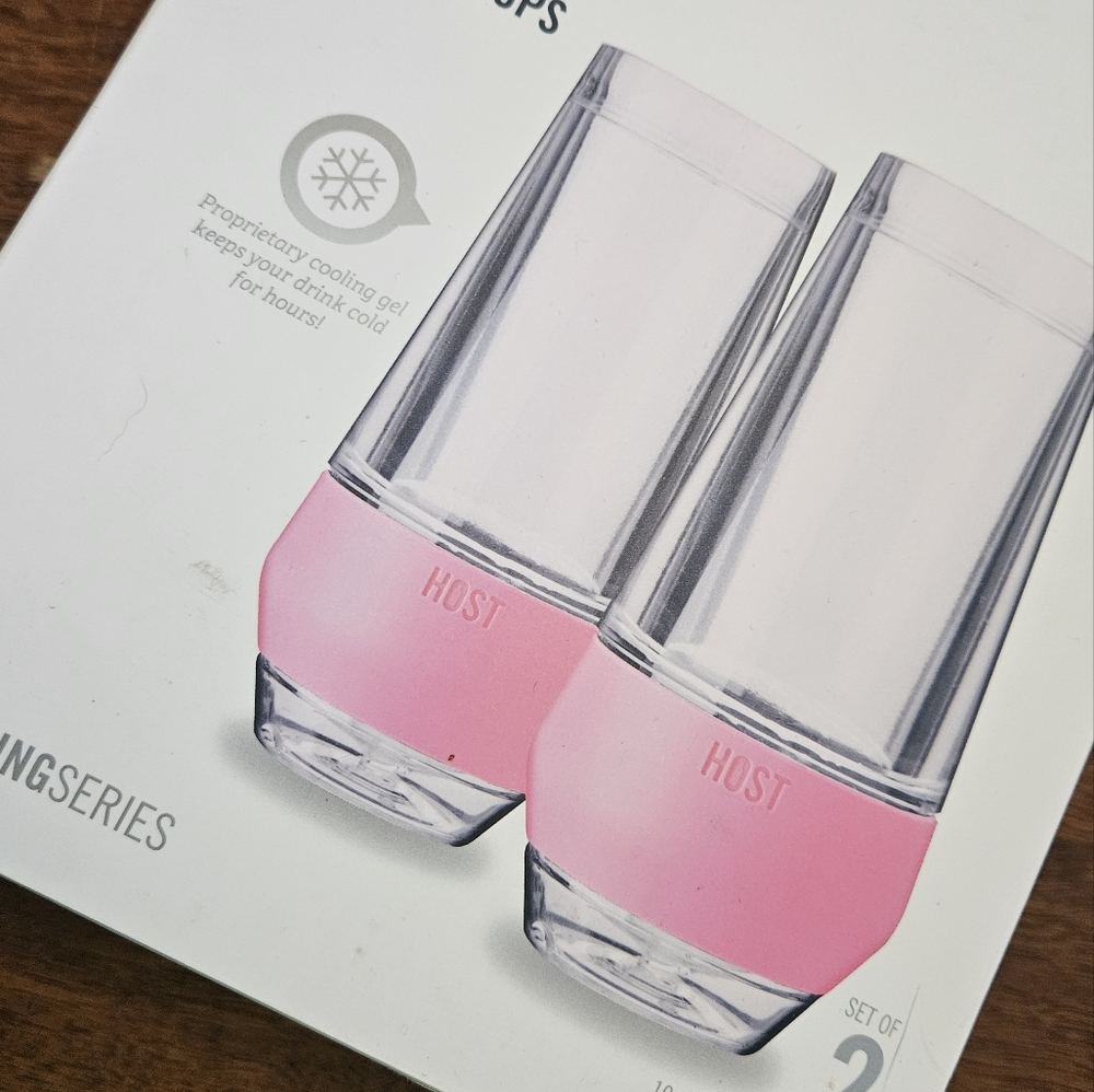 HOST Pink Champagne Freeze Tumblers